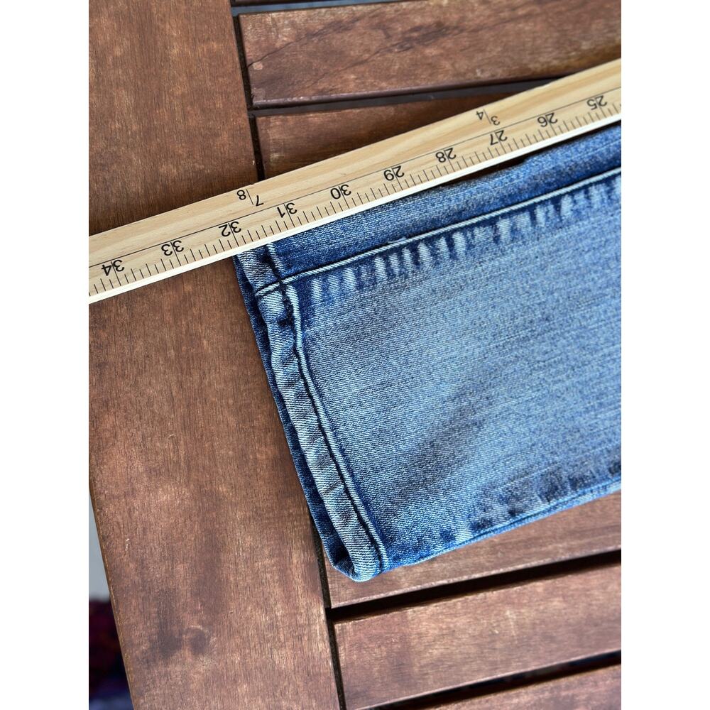 Vintage Y2K Montana Jeans Women's 9/10 Bedazzled Pockets Low-Rise Skinny Denim - Picture 8 of 10